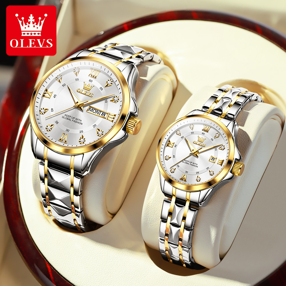 Luxury Watch Life - OLEVS 2906 Orologio da coppia Orologio