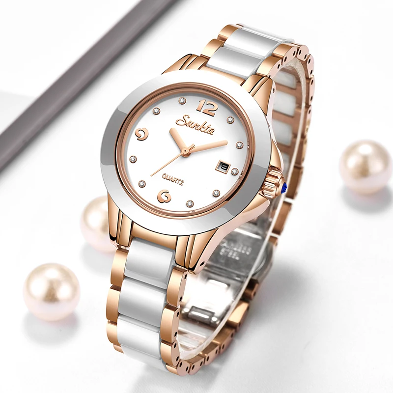 Luxury Watch & Jewellery - Sunkta moda casual orologio da donna