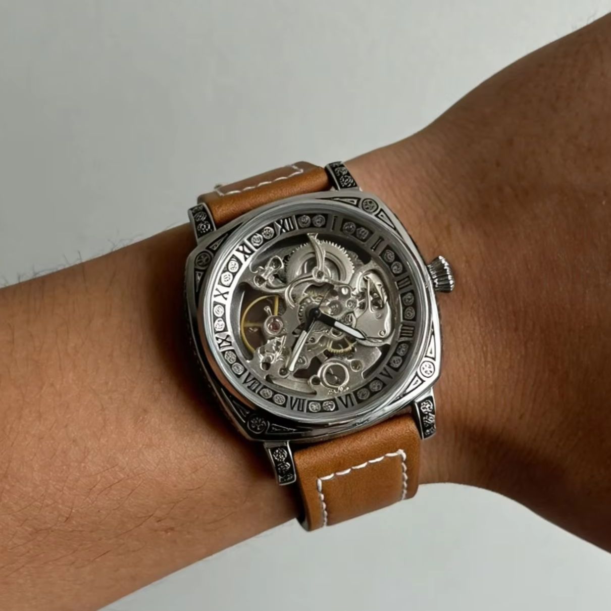 Luxury Watch It - Nuovo Orologio Meccanico Scheletrato Vintage da