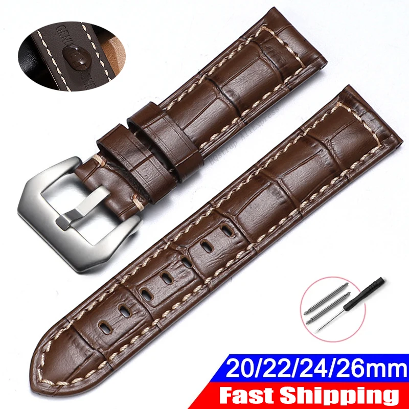 Luxury Watch Panerai - Cinturino di ricambio universale in pelle