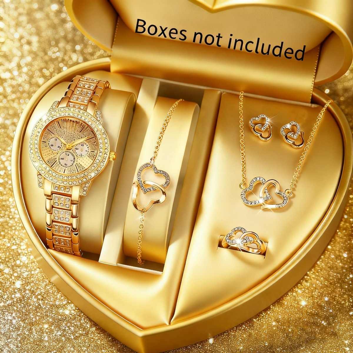 6 pezzi di lusso strass orolog - Luxury Watch Storage recensione e prezzo