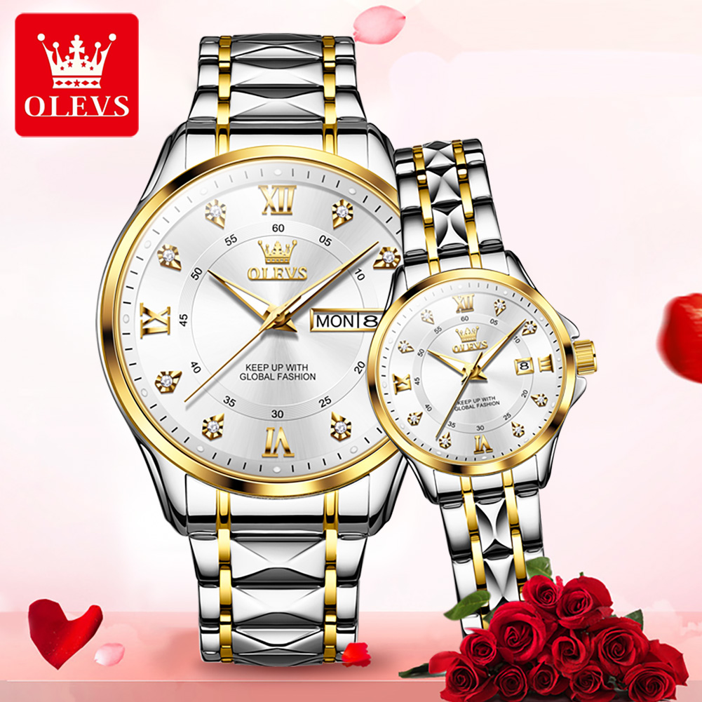 OLEVS 2906 Orologio da coppia  - Luxury Watch Life recensione e prezzo