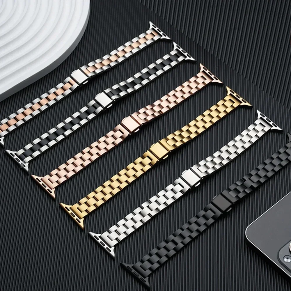 Cinturino Sottile in Acciaio I - Luxury Watch Apple Bands recensione e prezzo