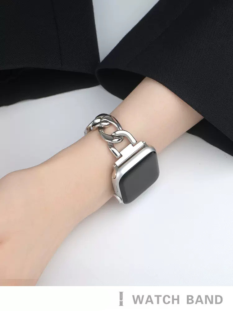 Cinturino a catena in metallo  - Luxury Watch Apple Bands recensione e prezzo