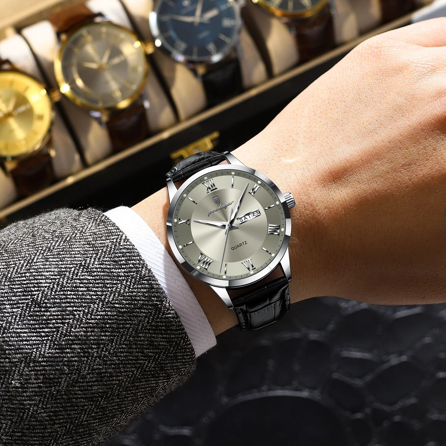 POEDAGAR Orologio al quarzo da - Luxury Watch Life recensione e prezzo