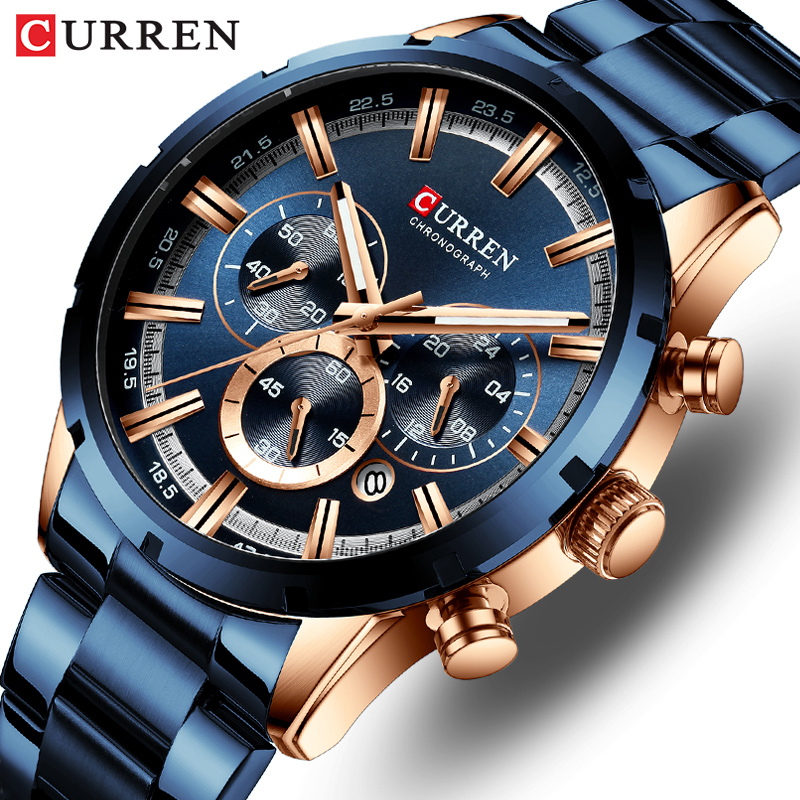 Orologio da uomo Curren quadra - Luxury Watch Apple recensione e prezzo
