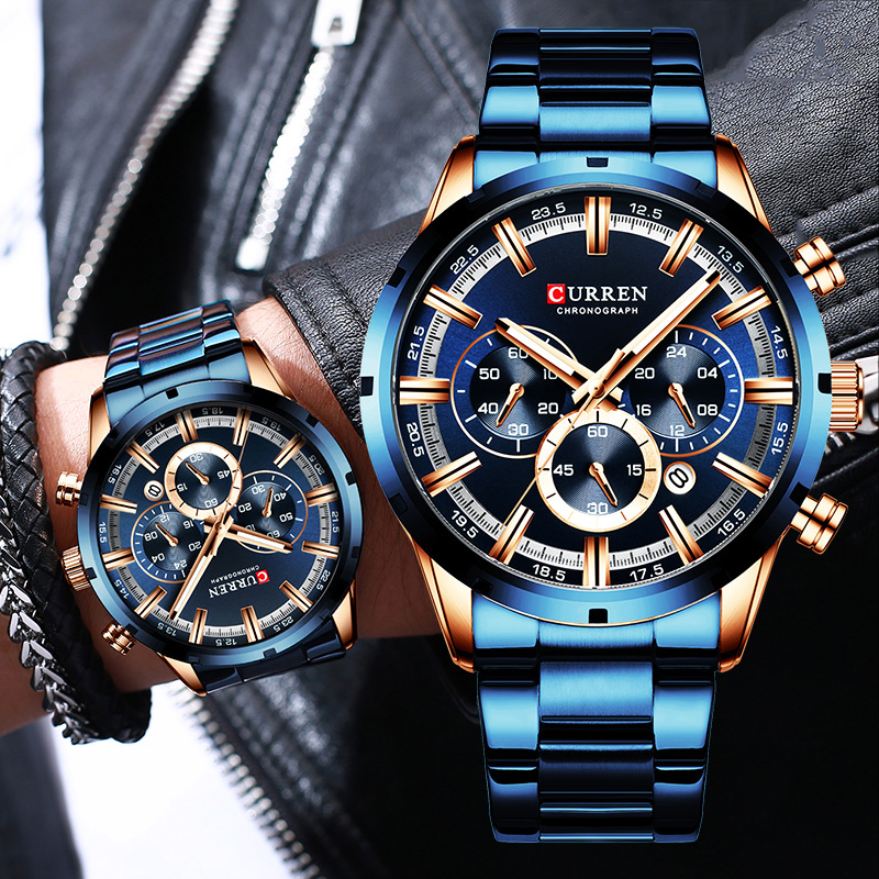 Orologio da uomo Curren quadra - Luxury Watch Apple recensione e prezzo