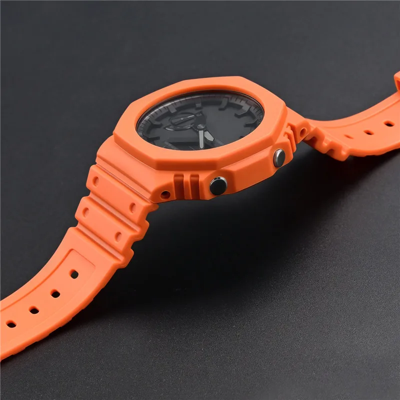 Cinturino in gomma, cassa e gh - Casio Watch G-Shock Ga-2100 recensione e prezzo